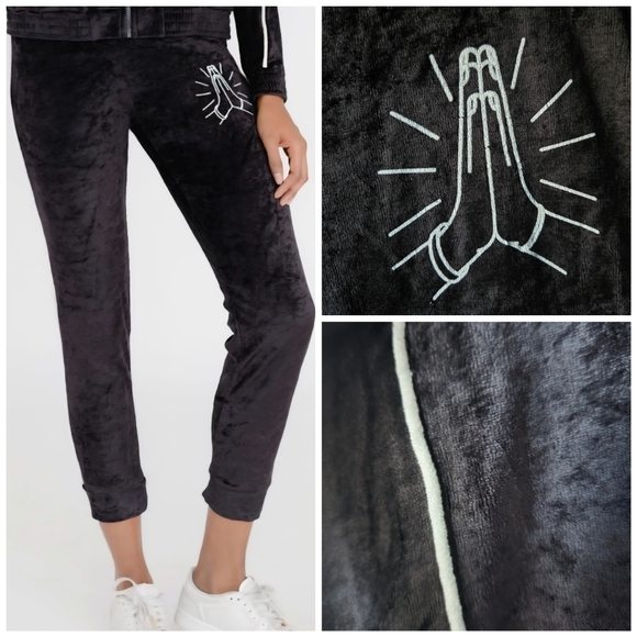 Lauren Moshi Pants - Lauren Moshi/ Y7 Studio Namaste Velour joggers